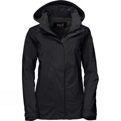 Chaquetas Jack Wolfskin Highland Mujer Negras - Chile GYB647829